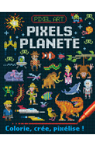 Pixels art - pixels planete