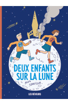 Deux enfants sur la lune