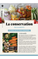 La conservation des aliments