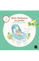 Bébé balthazar au jardin - qu'est-ce que je sens ? pédagogie montessori