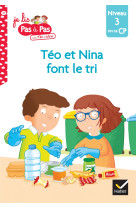 Téo et nina fin de cp niveau 3 - téo et nina font le tri