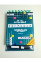 Bloc de jeux effacable - scrabble