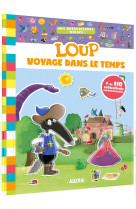 Mes autocollants malins - loup voyage dans le temps