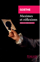 Maximes et réflexions