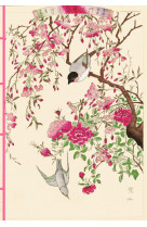 Carnet hazan les oiseaux dans l'estampe japonaise 18 x 26 cm (papeterie)