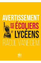 Avertissement aux écoliers et lycéens