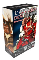 L'attaque des titans coffret t01 à t04