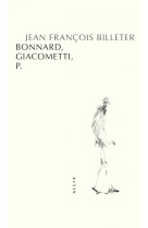 Bonnard, giacometti, p.