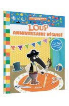 Mes autocollants malins - loup l'anniversaire deguise