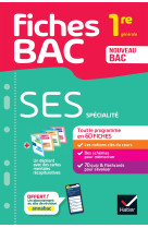 Fiches bac - ses 1re générale (spécialité)