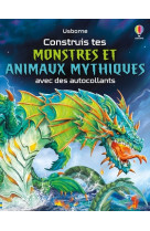 Construis tes monstres et animaux mythiques avec des autocollants - volume double - dès 5 ans