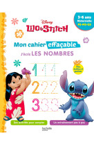 Disney - lilo et stitch - mon cahier effaçable - j'écris les nombres (3 - 6 ans)