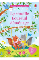 La famille écureuil déménage - mes petits autocollants usborne - dès 3 ans