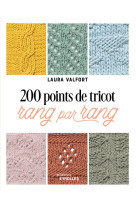 200 points de tricot rang par rang