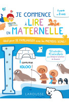 Je commence à lire en maternelle