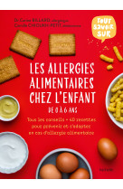 Les allergies alimentaires chez l'enfant de 0 à 6 ans