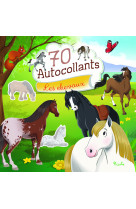 70 autocollants - les chevaux