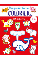 Mon premier livre à colorier - les animaux