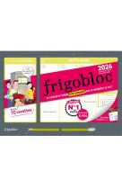 Frigobloc hebdomadaire compact 2026  - calendrier compact / sem (de sept. 2025 à déc. 2026)