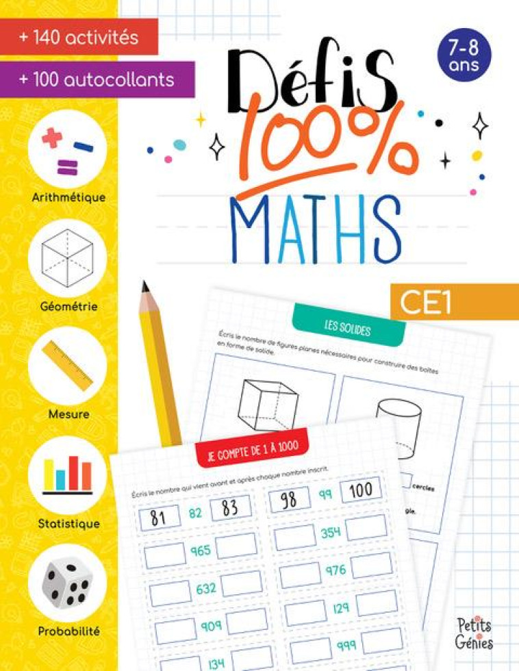 DEFIS 100% MATHS CE1 - BARBEAU/SHUTTERSTOCK - NC