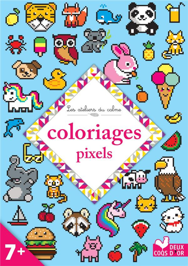 COLORIAGES PIXELS - COLLECTIF - HACHETTE