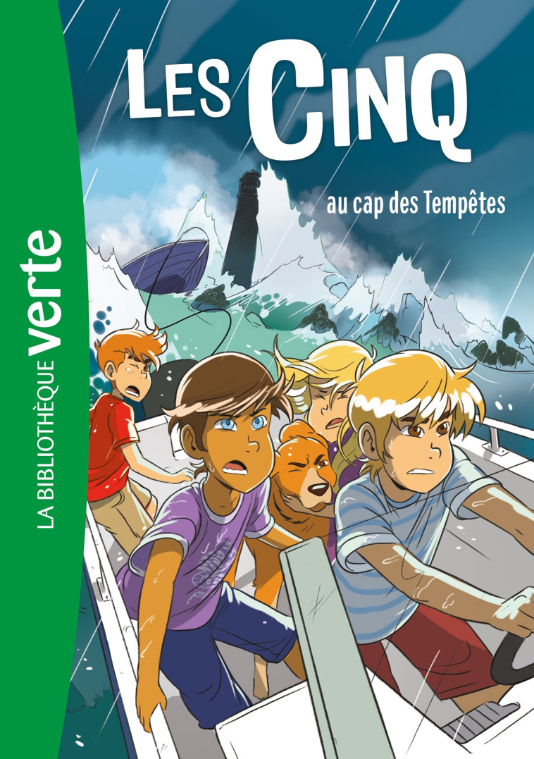 LES CINQ 23 NED - LES CINQ AU CAP DES TEMPÊTES - Claude Voilier - HACHETTE JEUN.