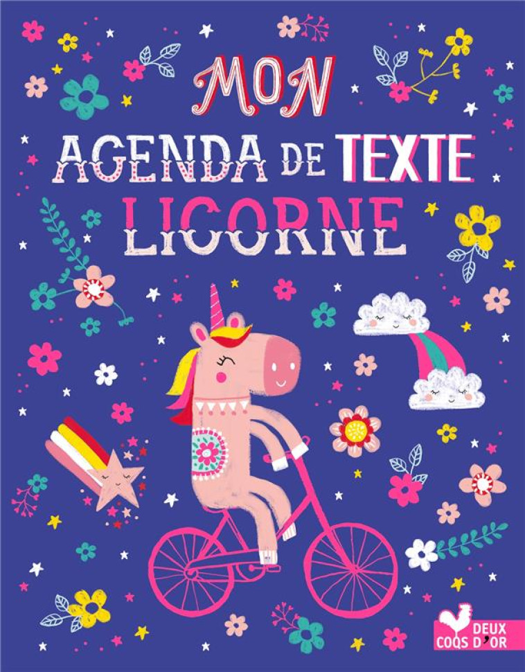 MON AGENDA DE TEXTE LICORNES - ANGLICAS LOUISE - NC