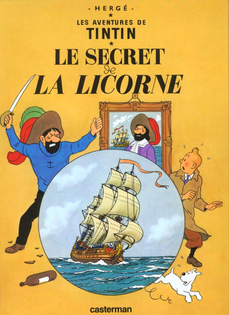 LE  SECRET DE LA LICORNE - HERGE - CASTERMAN