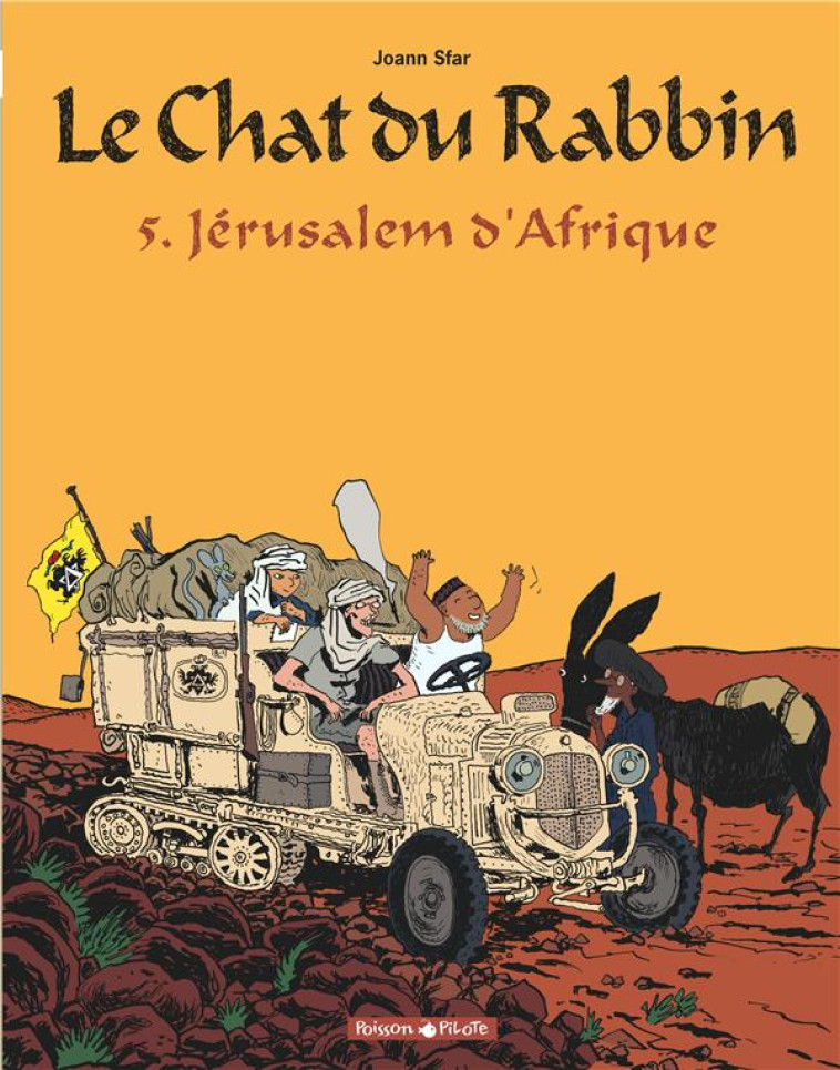 LE CHAT DU RABBIN  - TOME 5 - JERUSALEM D-AFRIQUE - SFAR JOANN - DARGAUD