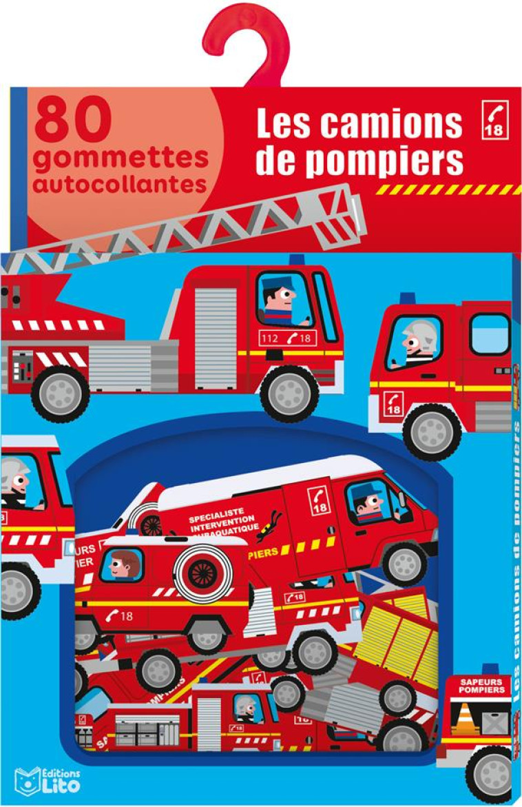 GOMMETTES LES CAMIONS POMPIERS - XXX - NC