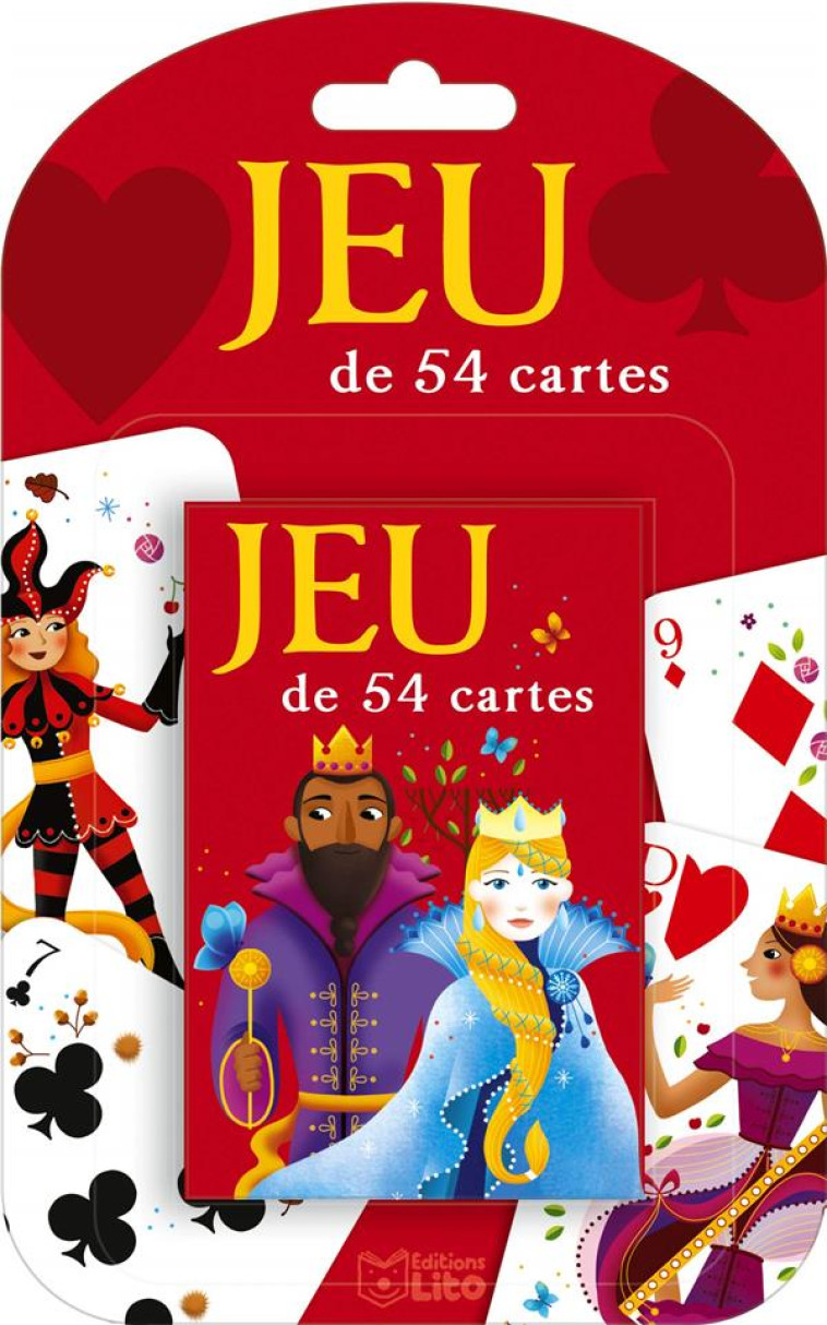 JEU DE 54 CARTES ROUGE - XXX - NC