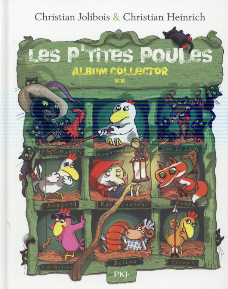 LES P-TITES POULES - ALBUM COLLECTOR T02 (TOMES 5 A 8) - VOL02 - JOLIBOIS/HEINRICH - POCKET