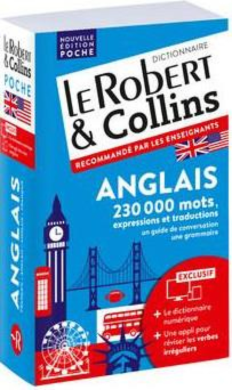 ROBERT & COLLINS POCHE ANGLAIS - COLLECTIF - LE ROBERT