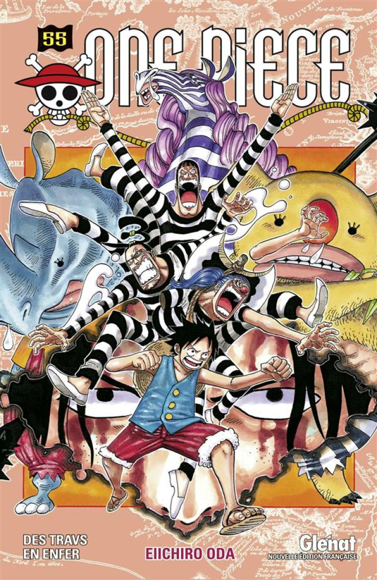 ONE PIECE - EDITION ORIGINALE - TOME 55 - DES TRAVS EN ENFER - ODA EIICHIRO - Glénat