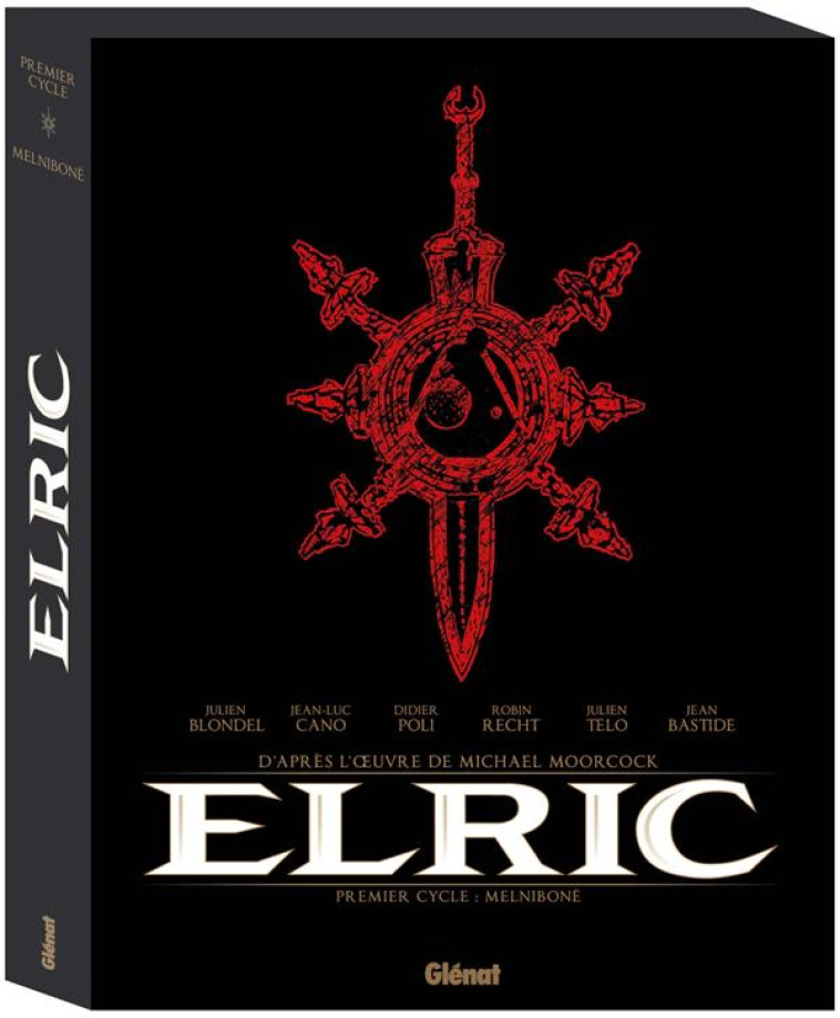 ELRIC - COFFRET TOMES 01 A 04 - BLONDEL/CANO/RECHT - GLENAT