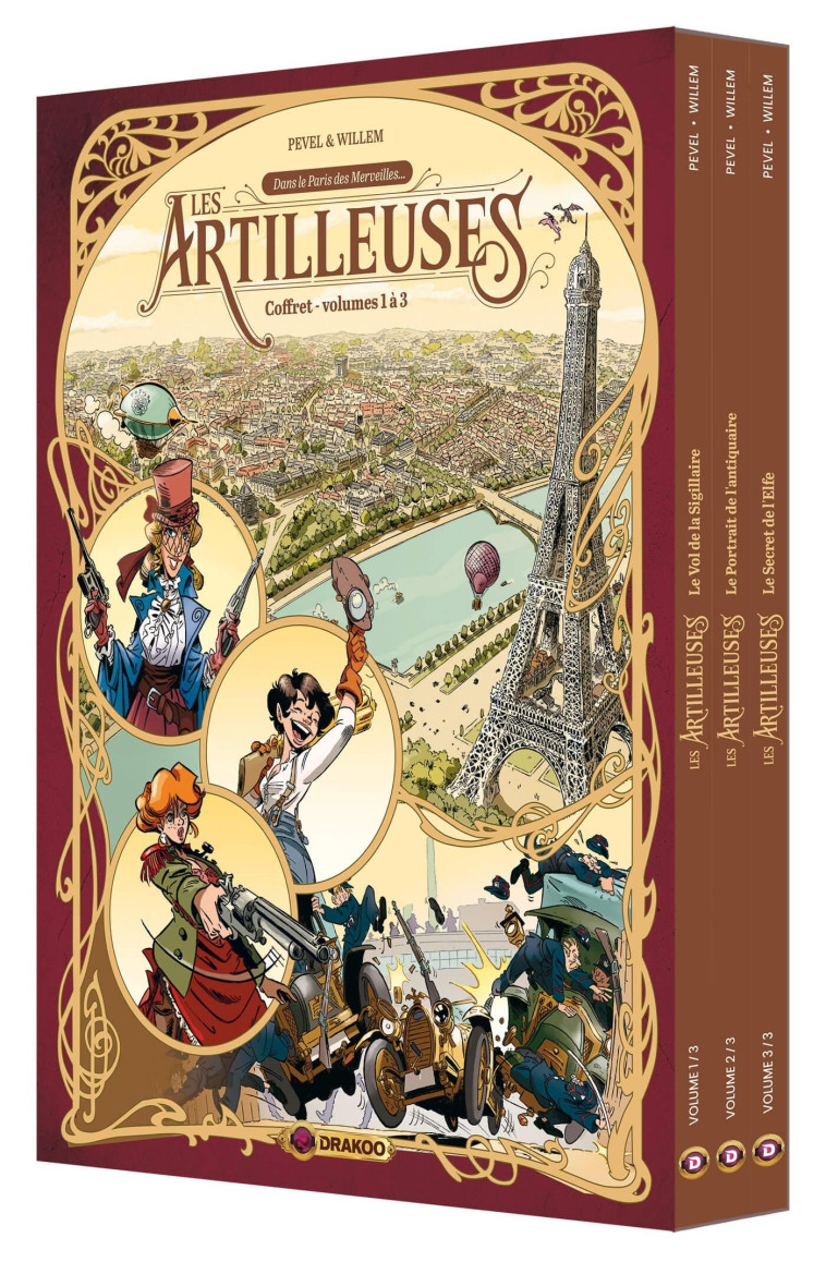 LES ARTILLEUSES - COFFRET VOL. 01 A 03 - Etienne Willem - DRAKOO