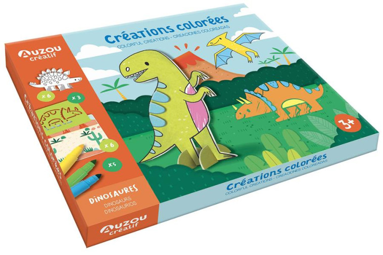 CREATIONS COLOREES - DINOSAURES - PASSCHIER ANNE - NC