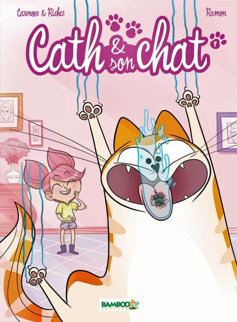 CATH ET SON CHAT - TOME 01 - VIRUS AU BAHUT - RICHEZ/CAZENOVE - BAMBOO