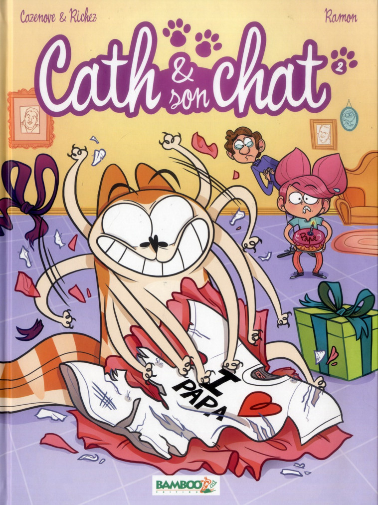 CATH ET SON CHAT - TOME 02 - RICHEZ/CAZENOVE - Bamboo