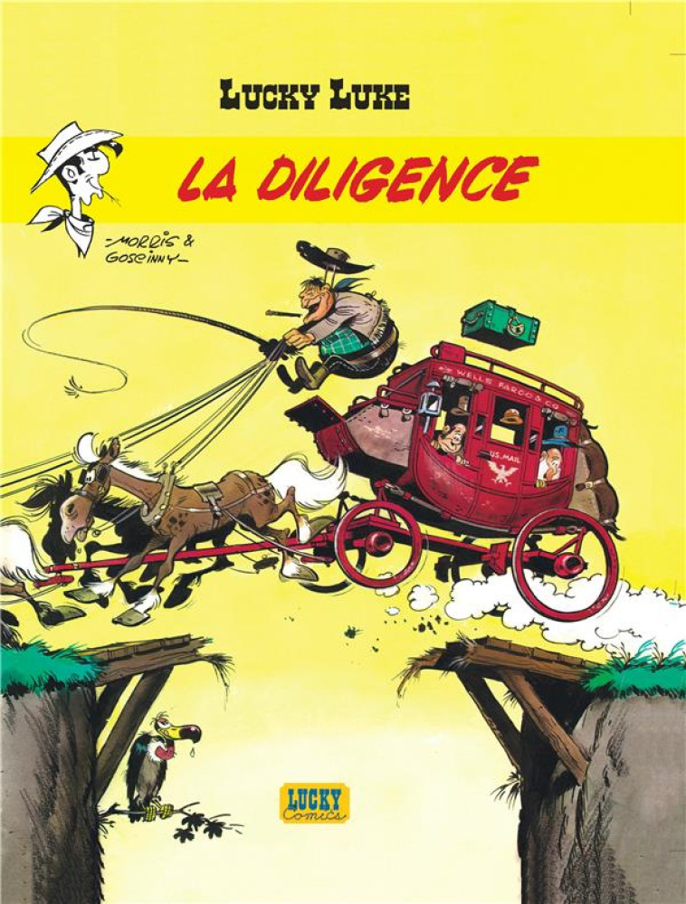 LUCKY LUKE - TOME 1 - LA DILIGENCE - GOSCINNY/MORRIS - LUCKY