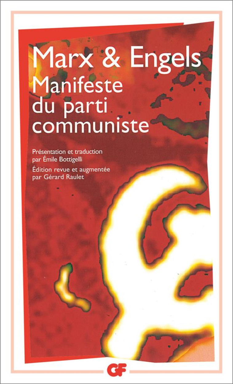 MANIFESTE DU PARTI COMMUNISTE - ENGELS/MARX - FLAMMARION