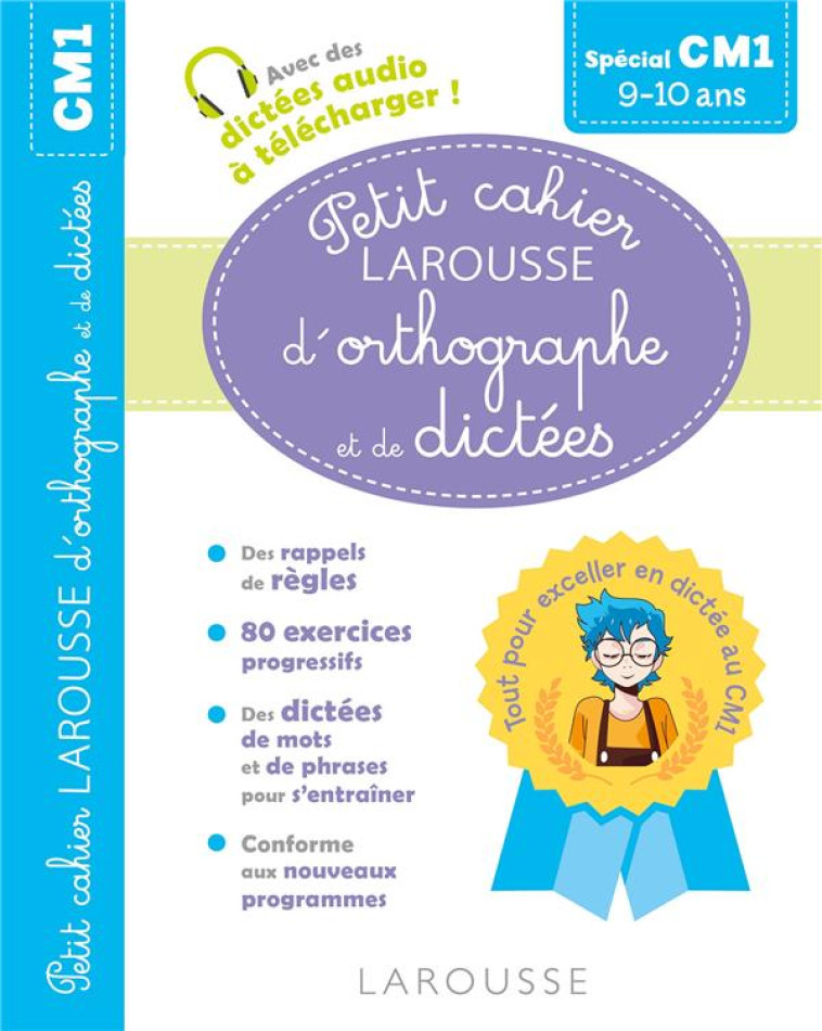 PETIT CAHIER LAROUSSE D-ORTHOGRAPHE ET DE DICTEES CM1 - VULIN ANDRE - LAROUSSE