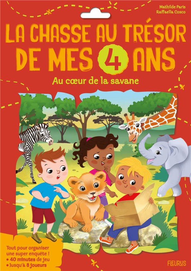 LA SUPER CHASSE AU TRESOR DE MES 4 ANS - AU COEUR DE LA SAVANE - PARIS/COSCO - NC