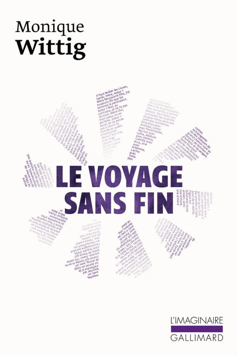 LE VOYAGE SANS FIN - WITTIG/DELORME/MURAT - GALLIMARD