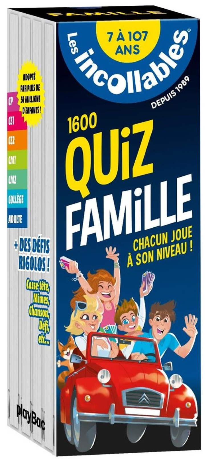 LES INCOLLABLES - QUIZ FAMILLE - 7 A 77 ANS - EDITION 2019 - XXX - PRISMA