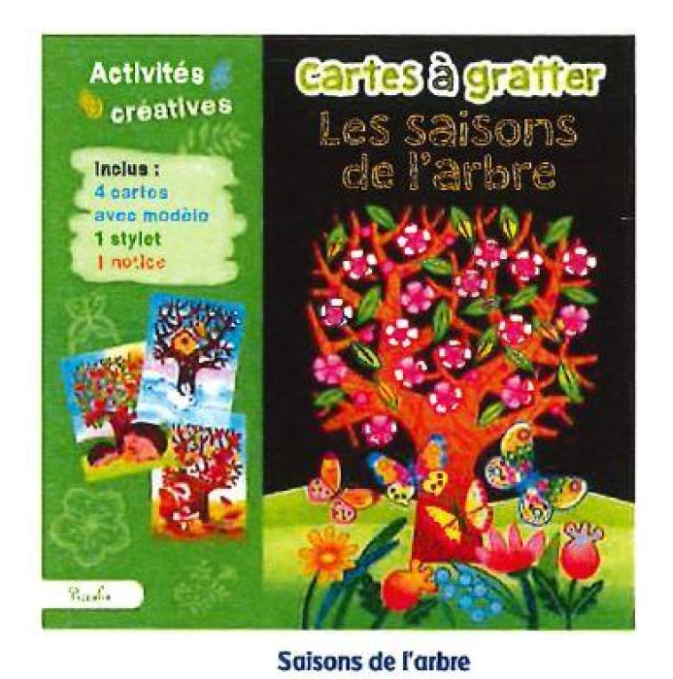 LES SAISONS DE L-ARBRE - CARTES A GRATTER - GRASSI MARCELLA - PICCOLIA