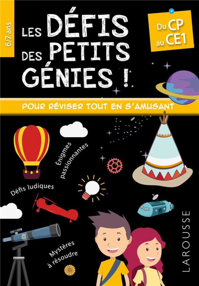 LES DEFIS DES PETITS GENIES, DU CP AU CE1 - LEGLISE/CRETON - LAROUSSE