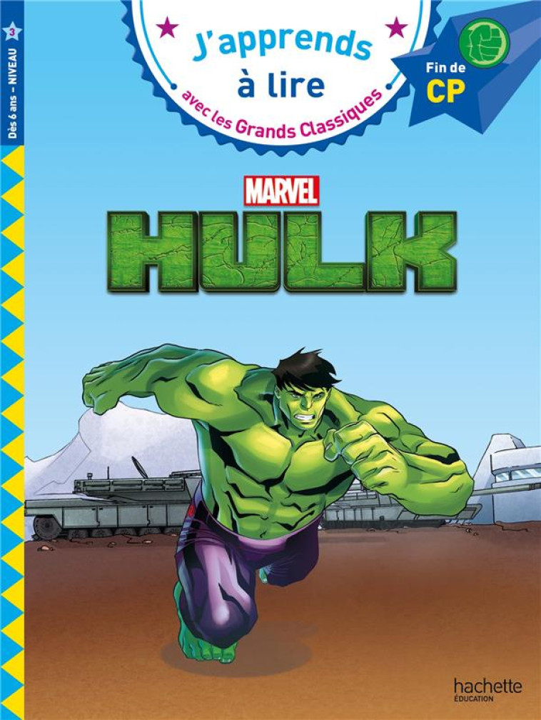 DISNEY -  MARVEL - HULK CP NIVEAU 3 - ALBERTIN ISABELLE - HACHETTE