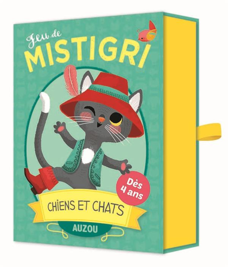 JEU DE MISTIGRI CHIENS ET CHATS - BOS MIRIAM - Auzou