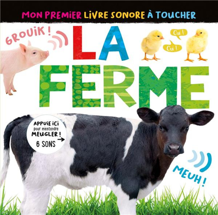 MON PREMIER LIVRE SONORE A TOUCHER - LA FERME - HEGARTY PATRICIA - 1 2 3 SOLEIL